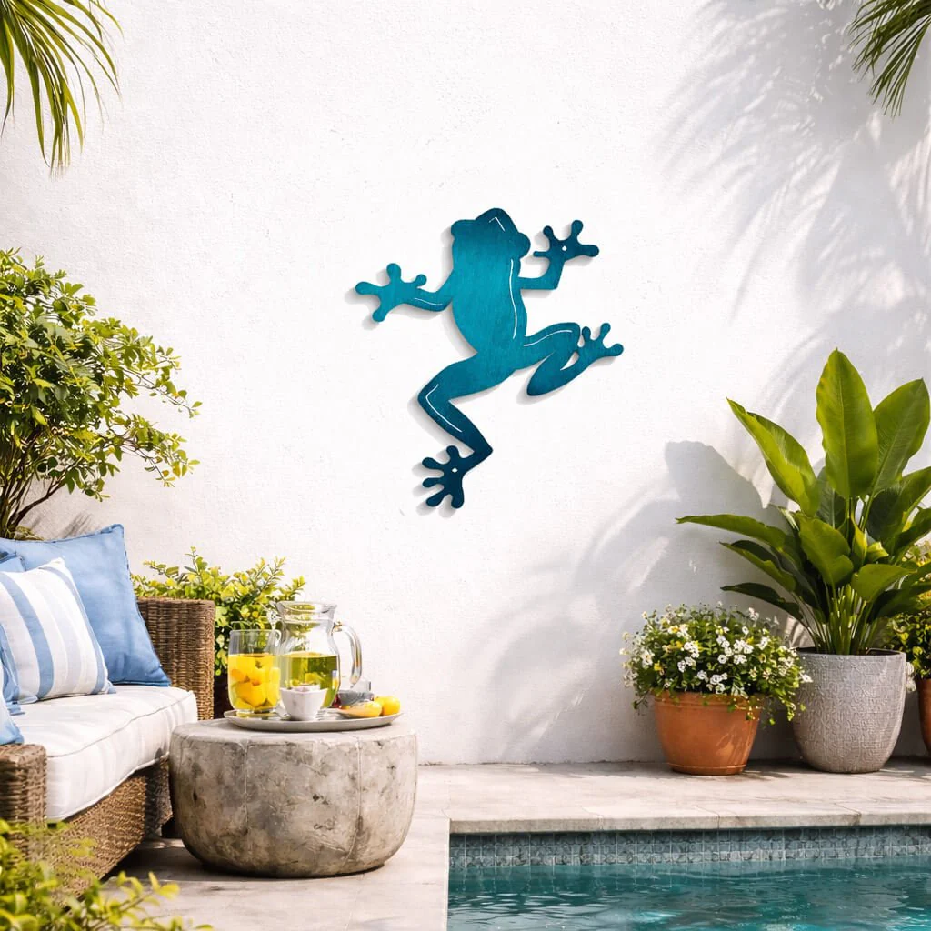 Tree Frog Metal Wall Art | Indoor or Outdoor Decor - Image 2