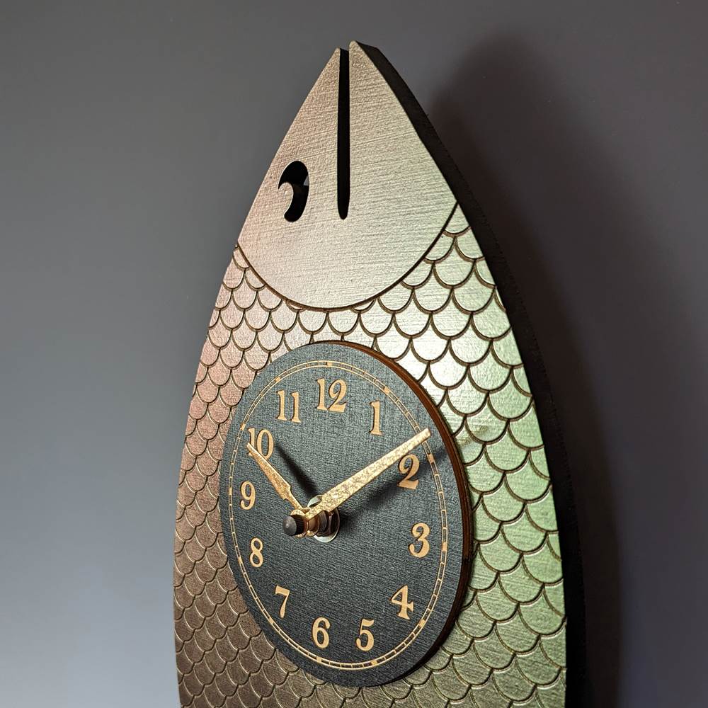 Wanda Fish Clock with Swinging Pendulum by Leonie Lacouette - Image 6